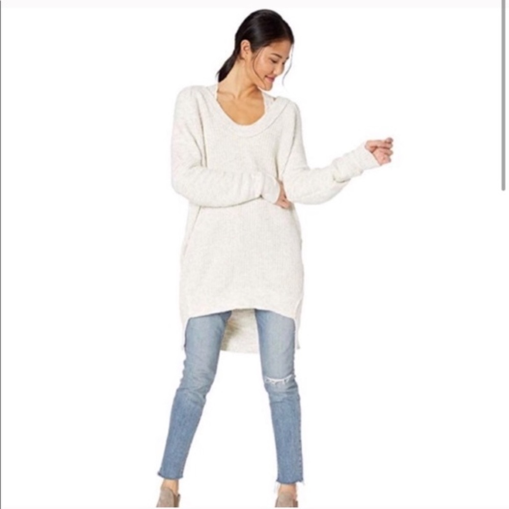 [FREE PEOPLE] Sunday Scoop Neck Chunky Knit Sweater NWOT